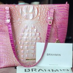 Brahmin Misha Tote Bag in Peony Ombre Melbourne New Condition